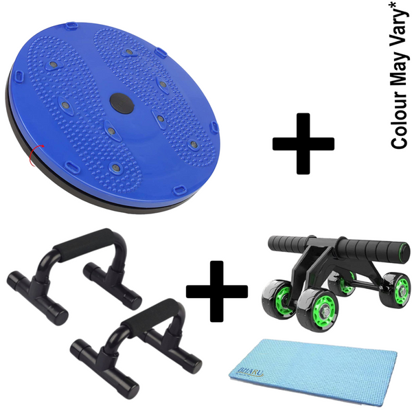 Twister, Push-Up Bar, Abdominal Wheel