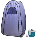 Kawachi Portable Steam Sauna Bath for Home Full Body Personal Sauna at Home Spa with 2 L 1000W Steam Generator- i139-Violet-CP