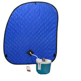 Kawachi Portable Steam Therapy Sauna Bath for Health and Beauty Spa at Home - i138-Blue-CP