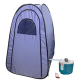 Kawachi Portable Steam Sauna Bath for Home Full Body Personal Sauna at Home Spa with 2 L 1000W Steam Generator- i139-Violet-CP