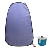Kawachi Portable Steam Sauna Bath for Home Full Body Personal Sauna at Home Spa with 2 L 1000W Steam Generator- i139-Violet-CP