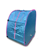Kawachi Portable Steam Cabin for Steam Sauna Therapy for Slimming and Beauty. (Steam Generator not provided)- i79-Saphire Blue