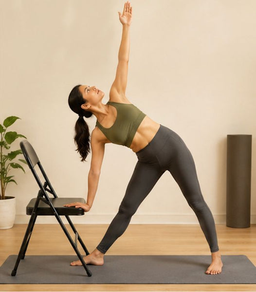 Kawachi Yoga Meditation Iyengar Backless Chair Above 5 kg Weight- i95-Big