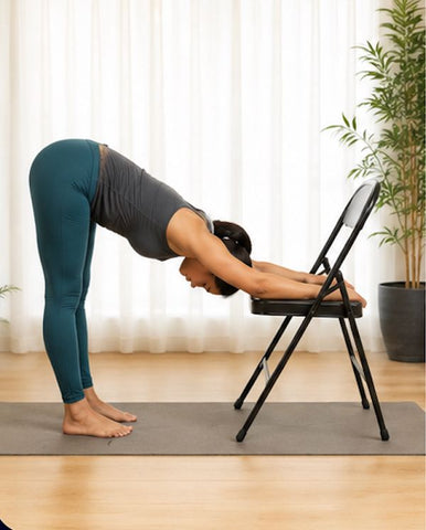 Kawachi Yoga Meditation Iyengar Backless Chair Above 5 kg Weight- i95-Big
