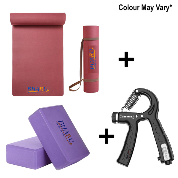 Yoga Mat, Yoga Bricks, Gripper