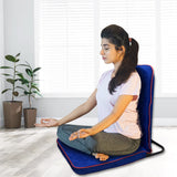 Kawachi Portable Relaxing Meditation Chair Folding Back Support Yoga Chair Study, Reading Floor Chair Pack Of 2