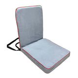 Kawachi Portable Relaxing Meditation Chair Folding Back Support Yoga Chair Study, Reading Floor Chairi113-Velvet Grey