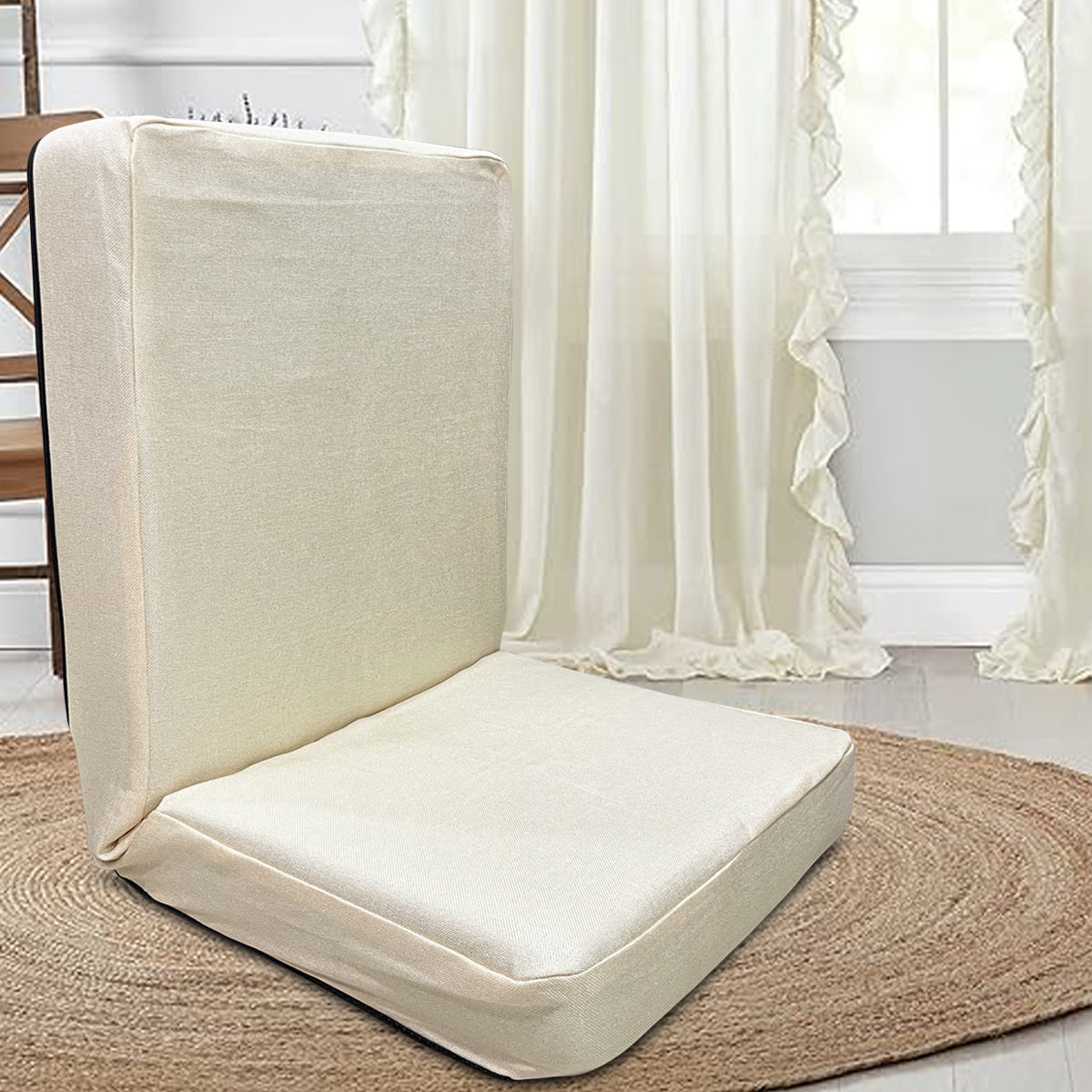 Kawachi Premium Quality Linen Fabric 5-Angle Adjustable Folding