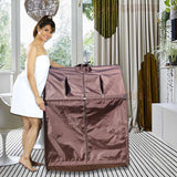 Kawachi Portable Steam Cabin for Steam Sauna Therapy for Slimming and Beauty. (Steam Generator not provided) - I51 chocolate brown