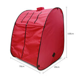 Kawachi Portable Steam Cabin for Steam Sauna Therapy for Slimming and Beauty. (Steam Generator not provided) - I51 Reddish Maroon