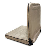 KAWACHI RIGHT ANGLE BACK SUPPORT PORTABLE RELAXING FOLDING YOGA MEDITATION FLOOR CHAIR I83-BEIGE