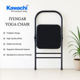 Kawachi Yoga Meditation Iyengar Backless Chair Above 5 kg Weight- i95-Big