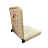 Kawachi Meditation and Yoga Floor Chair with Back Support - Beige