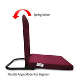 Pack of 2 Right Angle Back Support Portable Relaxing Folding Yoga Meditation Floor Chair Easy to Carry C212 Pack of 2