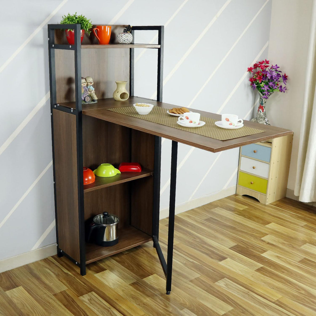 Extendable Dining Space Saving Kitchen Dining Sets Kawachi