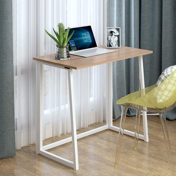 Kawachi Small Folding Writing Study, Laptop, Computer Desk Foldable Home and Office Table Workstation