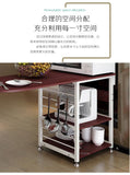 Kawachi Multifunction Dining Table Cum Bar Counter for 2 with  Microwave Oven Storage Rack KW19