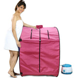 Kawachi Portable Steam Sauna Bath Panchkarma Swedan Machine for Health and Beauty Spa at Home Pink