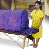 Kawachi Folding Massage Table Cum Folding Steam Bath Chamber for Panchakarma Clinics and Home Care Treatment