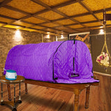 Kawachi Portable Steam Sauna Bath with Sleeping Posture to treat Old Aged / Paralytic Patients / Disable in Ayurvedic Panchkarma Therapy - I68