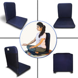 kawachi Right Angle Back Support Portable Relaxing Folding Yoga Meditation Chair