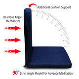 Kawachi Right Angle Back Support Portable Relaxing Folding Yoga Meditation Chair