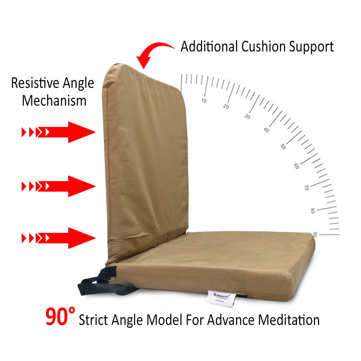 TRANSFORM Kami Convertible Yoga Chaise and Meditation Bench