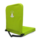 KAWACHI RIGHT ANGLE BACK SUPPORT PORTABLE RELAXING FOLDING YOGA MEDITATION FLOOR CHAIR I83-GREEN