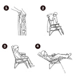 Kawachi Comfort Chair with Zero Gravity Reclining Long Lasting Chair - K356