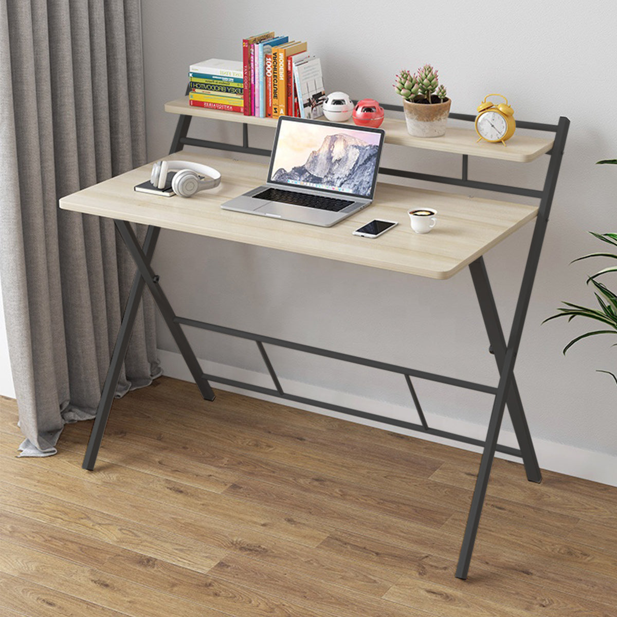 Kawachi Folding Adjustable Space Saving Compact Laptop, Study