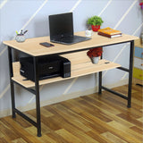 Kawachi Laptop Table Computer Desk for Writing Study for Home & Office Use Beige