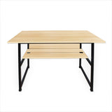 Kawachi Laptop Table Computer Desk for Writing Study for Home & Office Use Beige
