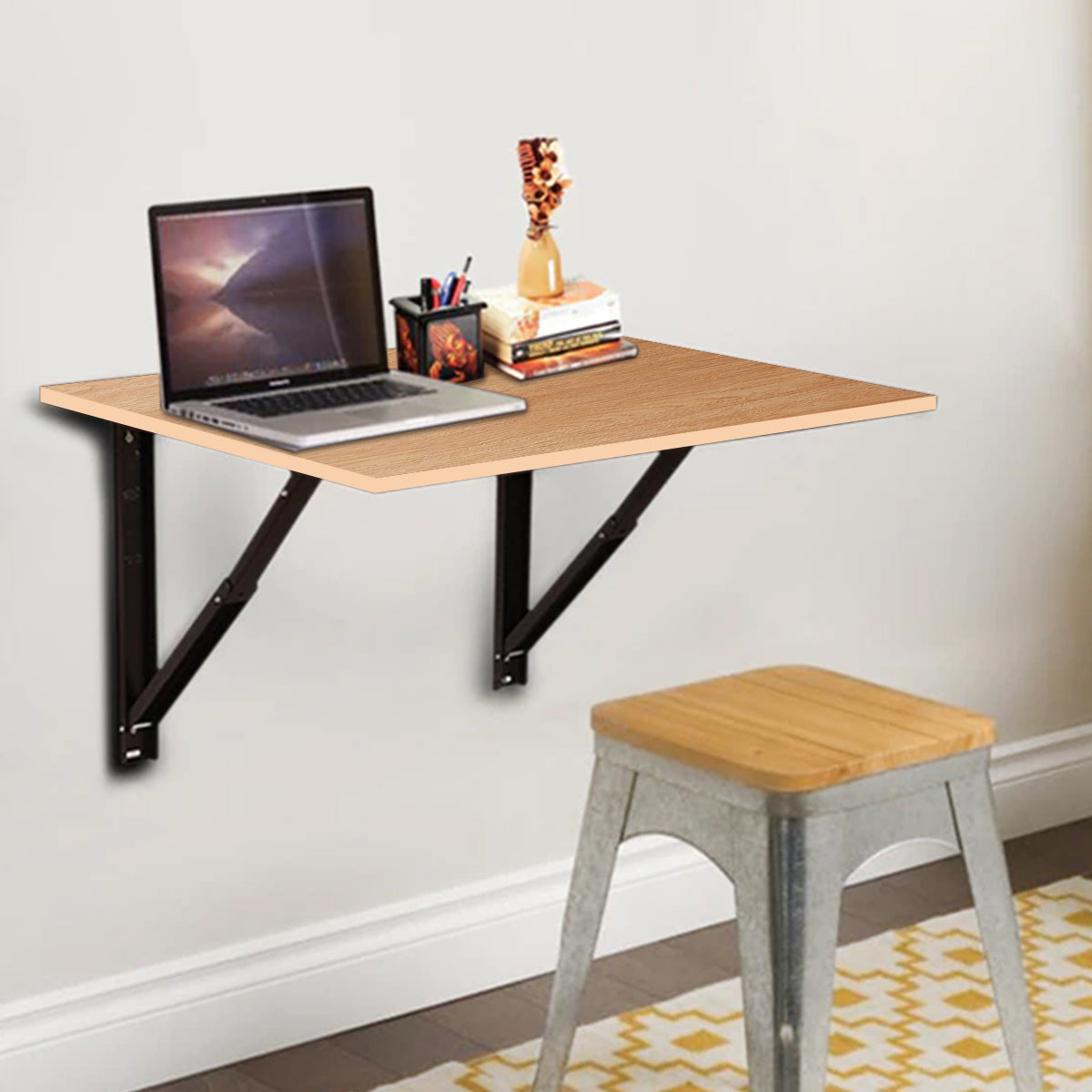 Wall mounted deals folding laptop table