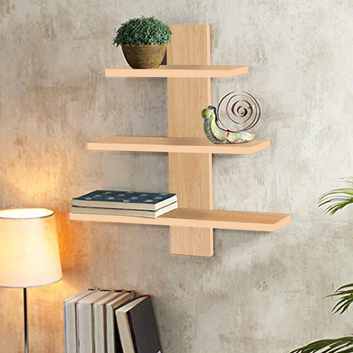 Buy Squire Wall Shelf (Honey Finish) Online in India at Best Price - Modern  Wall Shelves - Living Room Furniture - - Furniture - Wooden Street Product