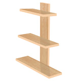 Kawachi Engineered MDF Wood Wall shelf Home Decor Items For Living Room Display Rack Storage Shelves Beige