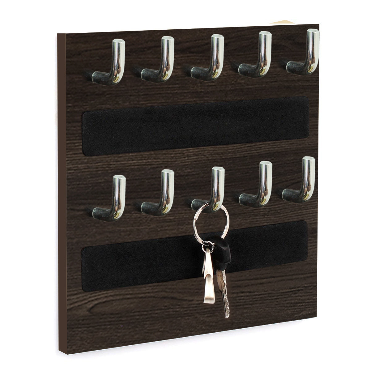 Magnetic Key Holder for Wall Door, Magnetic Key Ring Holder with Adhesive,  Magnetic Key Rack Organizer Hooks, 2 Pack, White - Walmart.com