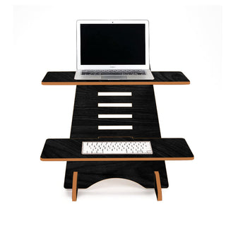 Levede Sit Standing Desk Converter Laptop Riser Adjustable Stand