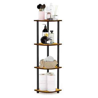 Dropship YSSOA 4 Tier Corner Display Rack Multipurpose Metal Shelving Unit,  Bookcase Storage Rack Plant Stand For Living Room, Home Office, Kitchen,  Small Space, 1-Pack, Black to Sell Online at a Lower