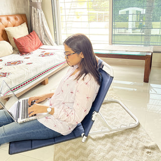 Kawachi Folding Angle Adjustable Back Rest With Bed Chair for