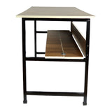 Kawachi Laptop Table Computer Desk for Writing Study for Home & Office Use Brown