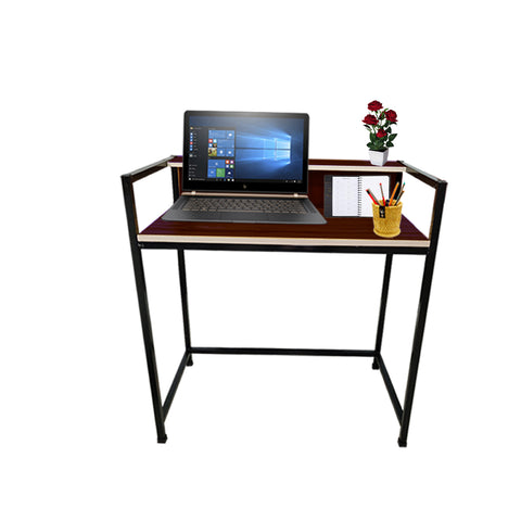 Kawachi Work From Home Computer Laptop Study Table Workstation Desk KW36-Brown