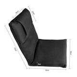Kawachi Relaxing Meditation and Yoga Chair with Back Support Seat Cushion Floor Chair K519